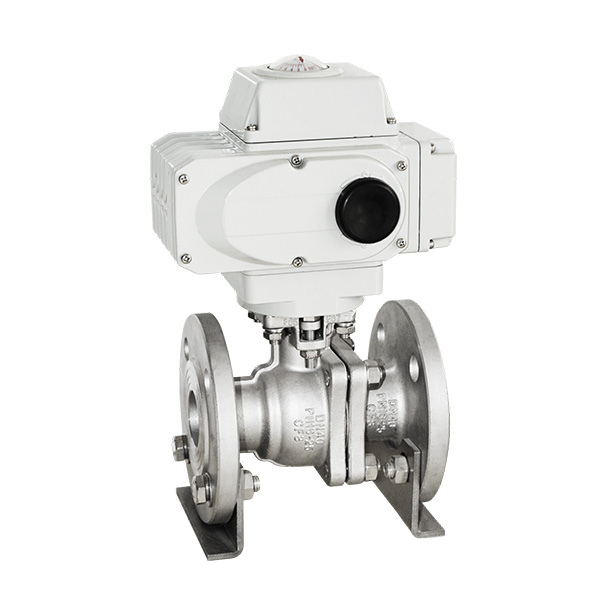 Electric flange ball valve