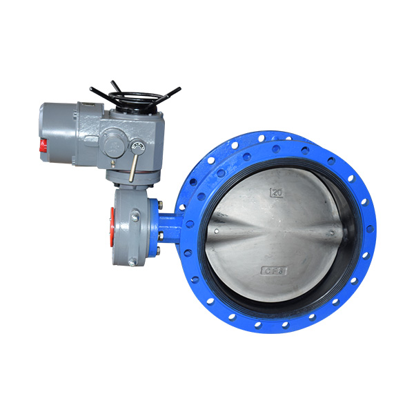 Electric rubber lined butterfly valve