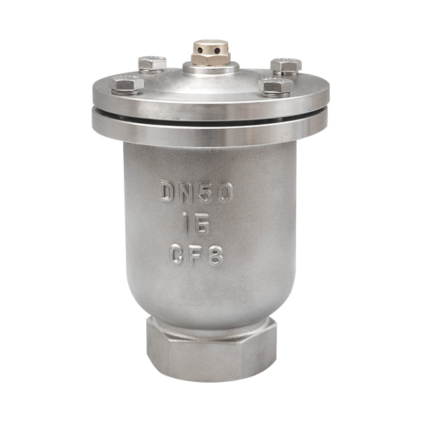 Screw exhaust valve