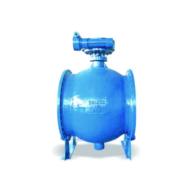 Manual eccentric hemispherical valve